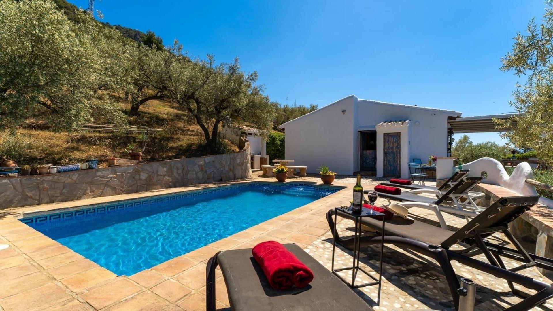 Ferienhaus Mit Privatpool Fuer 4 Personen Ca 70 Qm In Frigiliana, Andalusien Costa Del Sol Villa Exterior photo